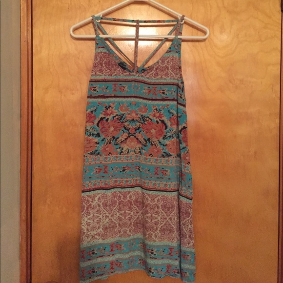 Multi colored sun dress - Picture 2 of 2